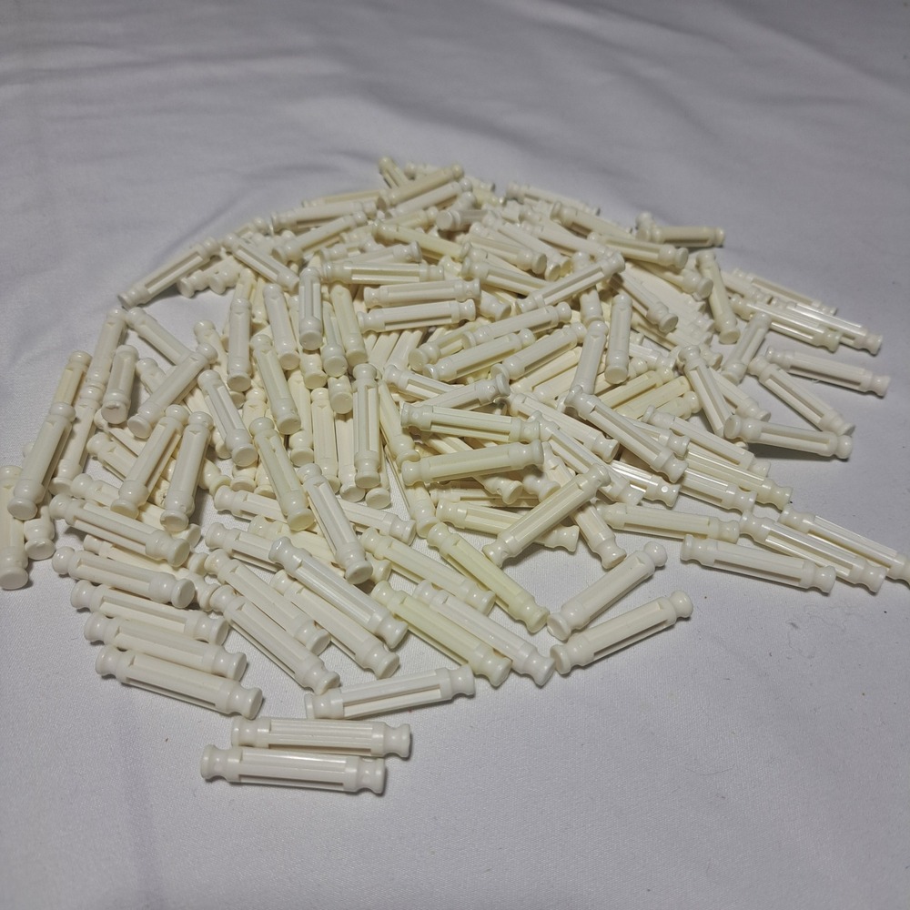 K'NEX 196 White Rods 1.25" Long Standard Building Replacement Parts Pieces Lot